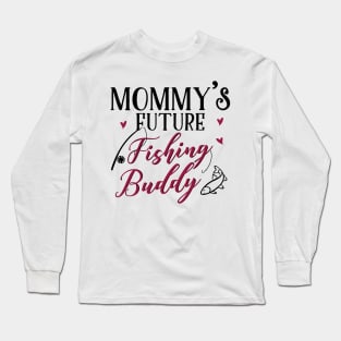 Fishing Mom and Baby Matching T-shirts Gift Long Sleeve T-Shirt